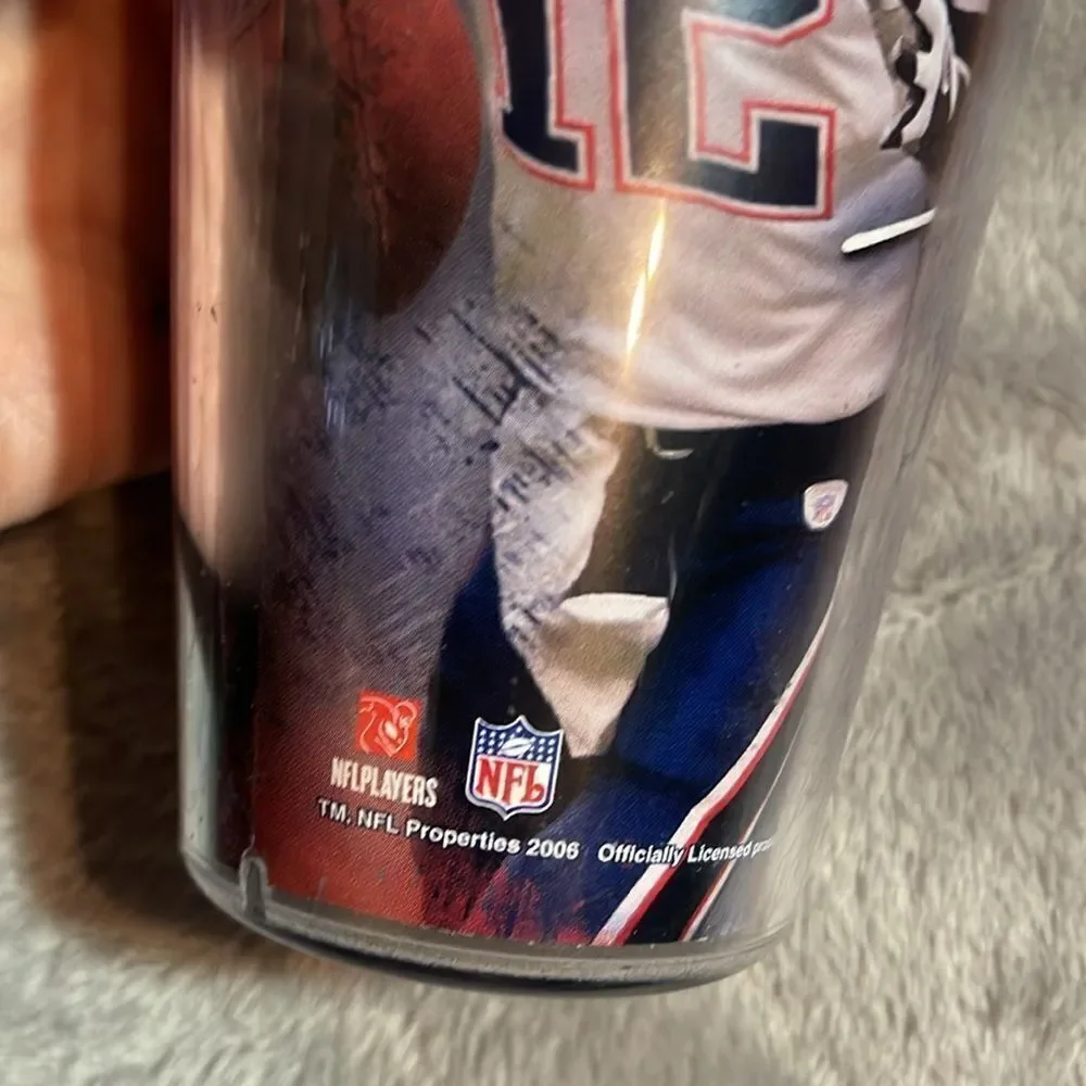 NFL patriots cup and lid